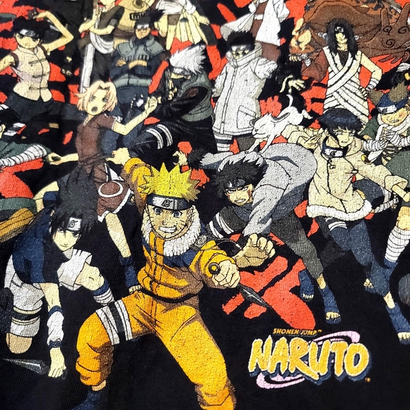 2002 Shonen Jump Naruto Large Print Tee - Picture 7 of 7